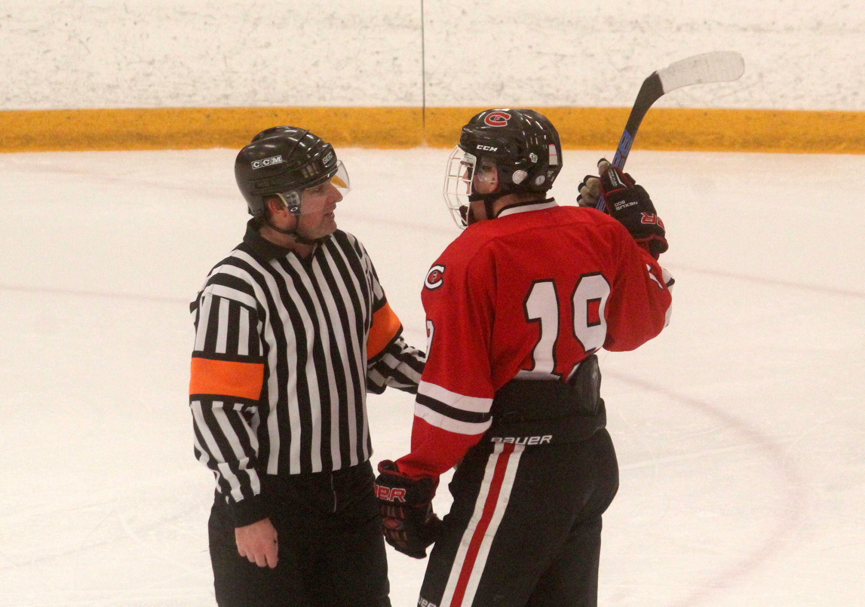 Chi-Hi boys hockey at Eau Claire North 2-19-19